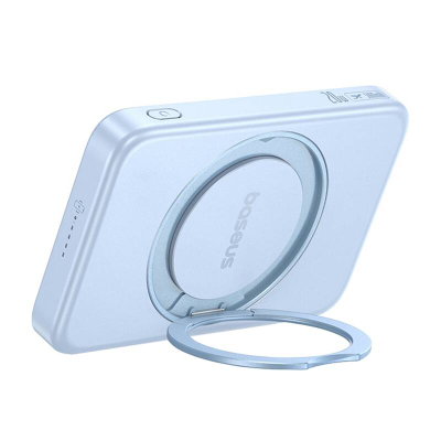 Baseus powerbank me stendë PicoGo Qi2 5000mAh 20W (blu)