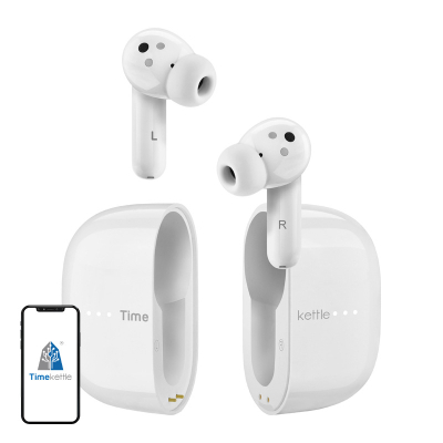 Kufje wireless Timekettle M3, përkthim simultan, Bluetooth 5.2, të bardha