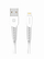 Kabllo Swissten Lightning, 1.0m, e bardhë