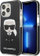 Mbulesë telefoni Karl Lagerfeld KLHCP13LTPEIKK, për iPhone 13 Pro 6.1", hardcase, e zezë