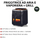 Fritezë ajri Ariete Steam Air Fryer Grill 4636, 7L, 1700W, kontroll me prekje, gri