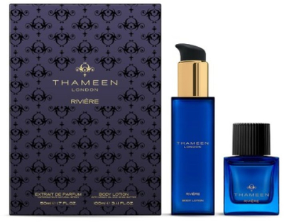 Set dhuratë Thameen Riviere, Extrait de Parfum 50ml, Body Lotion 100ml