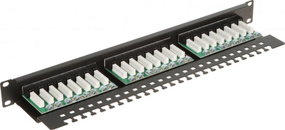 Panel shpërndarës Delta, 24x RJ-45, Angle 6