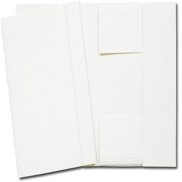 Dosje A4 Barbara Lux 0404000, karton 250g, paketim 10 copë, e bardhë