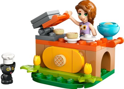 Set ndërtimi LEGO Friends Waffle Stand, kioska me waffle, shumëngjyrëshe