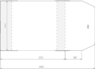 Kapakë dokumentesh Stack Adjustable, 240x395mm, set 50 copë, transparent