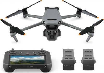 Dron DJI Mavic 3 Pro Fly More Combo RC Pro, 4K, me 3 kamera, gri