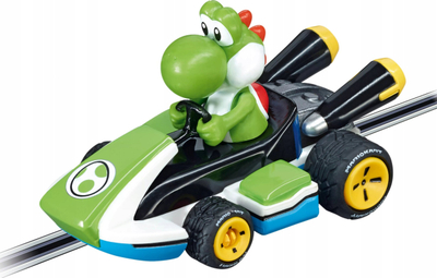 Makinë lodër Mario Kart Yoshi për pista slot, jeshile me të bardhë
