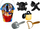 Set lodrash rëre Lean Toys Pirate, 6 pjesë, multikolor