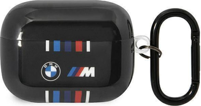 Mbulesë BMW BMAP22SWTK për AirPods Pro, vija shumëngjyrëshe, e zezë