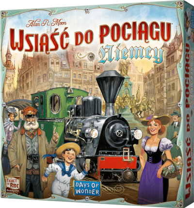 Lojë tavoline Days of Wonder Ticket to Ride Germany, strategjike, familjare, shumëngjyrëshe