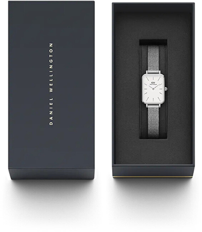 Orë dore Daniel Wellington Quadro 20X26 Pressed Sterling S White DW00100438