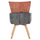 Kolltuk ngrënieje Rex 53x60x93Hcm (HM9847.06), kuqe/ gri