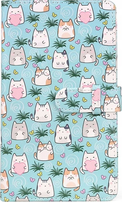 Album foto Love Instant Cats Kawaii, 96 foto, Instax Mini, blu me mace