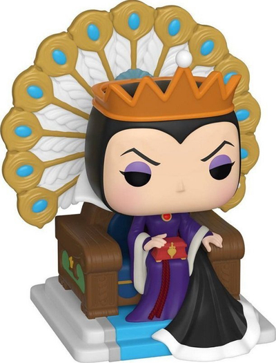 Figurine Funko Pop Deluxe Disney Villains Evil Queen on Throne, vinil koleksionues, shumëngjyrëshe