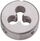 Filier rrethor Fanar M3 DIN 22568, HSS, metalik