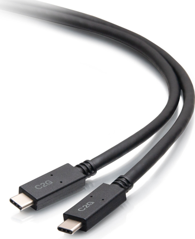 Kabllo USB C2G, USB C në USB C, 1.8m, 5Gbps, 20V 5A, e zezë