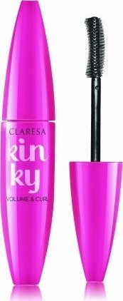 Maskara për qerpikë Claresa Kinky, për volum edhe kaçurrela, 01 Deep Black, 10g