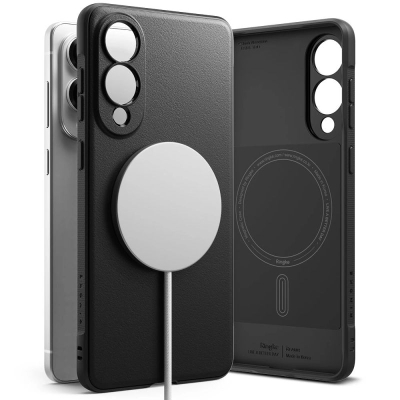 Заштитна маска Ringke Onyx Magnetic Galaxy S25 Edge, MagSafe, црна
