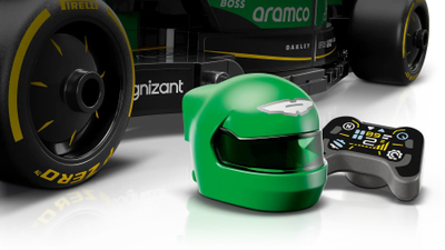 Set LEGO Aston Martin Aramco F1 AMR24 Race Car 77245, makinë garash