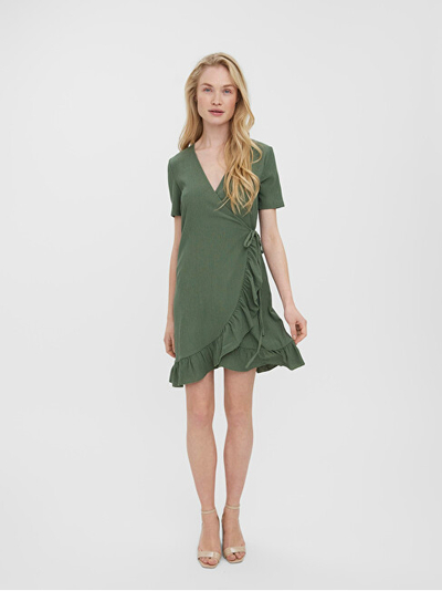 Fustan VERO MODA VMHAYA Regular Fit, i gjelbër