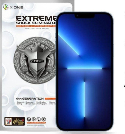 Mbrojtës ekrani X One Matte, për iPhone 13 Pro Max dhe 14 Plus, transparent