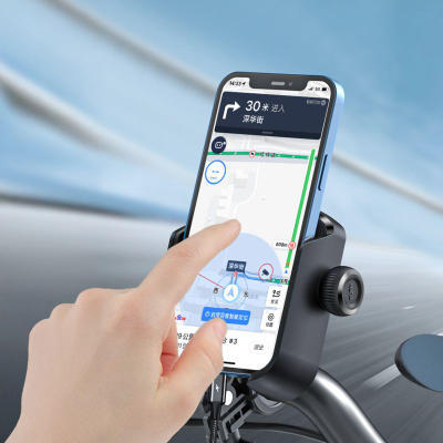 Mbajtës telefoni për biçikletë Joyroom JR-ZS431, 4.7-7", rrotullim 360°, i zi