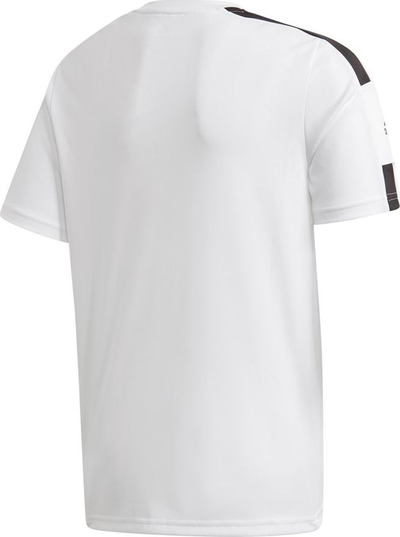 Fanellë futbolli për kalamaj Adidas Squadra 21 JSY Y Jr GN5738, poliester, me teknologji AeroReady, e bardhë