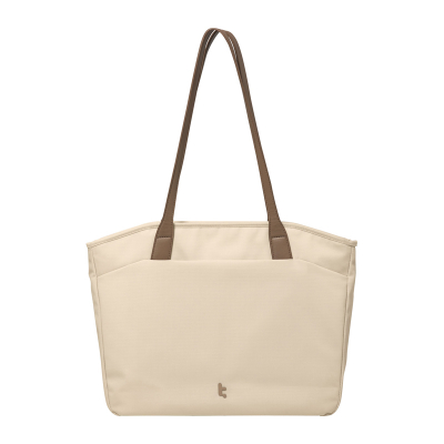 Çantë tote laptopi Tomtoc, 14", 12.5L, ngjyrë bezhë