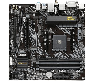 Pllakë amë GIGABYTE B550M DS3H AC, AMD B550, DDR4, Wi-Fi 5