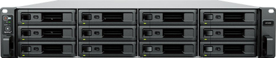 Enklodhurë SAN Synology RackStation UC3400, 12 slote, 2U rackmount, gri