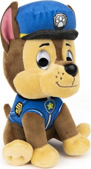 Lodër pelushi Paw Patrol GUND Chase, 15 cm, e butë, lahet në makinë