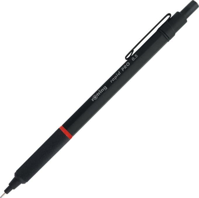 Laps mekanik Rotring Rapid Pro, 0.5mm, alumini, i zi
