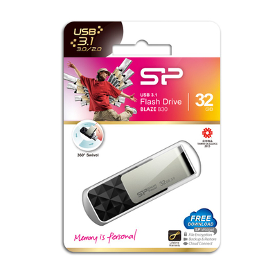 USB Silicon Power Blaze B30, 32 GB, USB Type-A