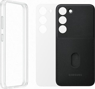 Mbulesë telefoni Samsung Frame Cover EF-MS911CB, për Galaxy S23, e zezë