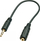 Kabllo audio Lindy, 0.2m, e zezë