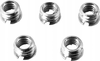 Set adapterësh fotografikë Kupo KS-053, 3/8" në 1/4", 5 copë, argjend