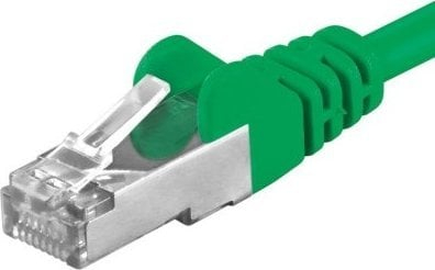 Kabllo rrjeti PremiumCord CAT6a S-FTP, RJ45, 7m, jeshile