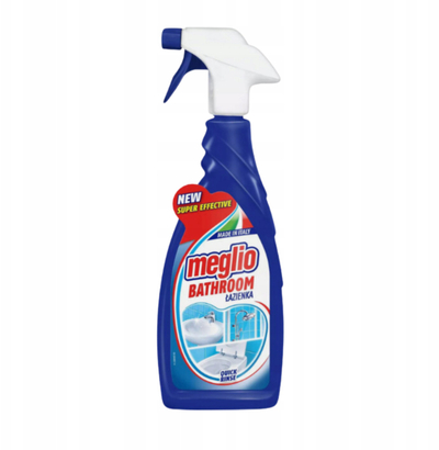 Спреј за чистење бања Meglio Bathroom Liquid, 650ml, за плочки и чешми