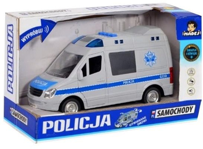 Mашина играчка полиција Shumee Police With Sound, скала 1:16, светла и звуци, шарена