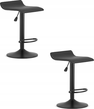 Karrige bari Oton me rregullim lartësie, ergonomike, me eko lëkurë, e zezë X2