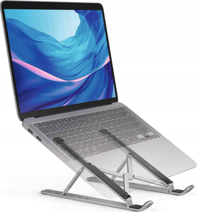 Stendë për laptop FOLD, 10"-15", e rregullueshme, gri