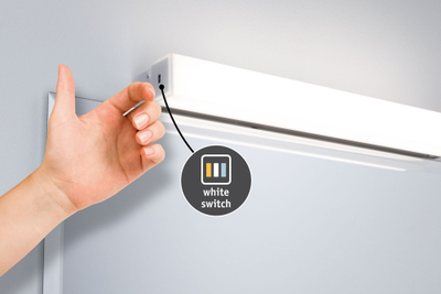 Dritë pasqyre LED Paulmann HomeSpa Luno, 60 cm, IP44, e bardhë