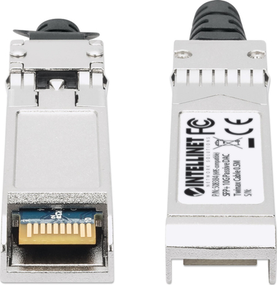 Kabllo DAC Intellinet SFP+ në SFP+, 10 Gbps, 0.5 m, e zezë