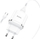 Karikues muri Hoco N3, USB me kabllo Type C, QC 3.0, i bardhë