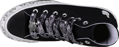 Atlete gocash Converse X Miley Cyrus Chuck Taylor Hi All Star 162234C, nr. 43, të zeza/bardha