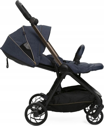 Karrocë për fëmijë Chicco One4Ever Lounge Denim, modulare, deri 22 kg, blu denim