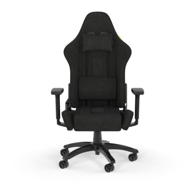Гејминг столица Corsair TC100 Relaxed, ергономска, leatherette, црна