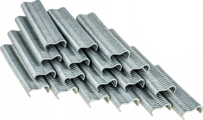 Kapsa gardhi Staples Type E, tel 2 mm, 600 copë, të galvanizuara