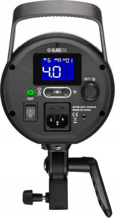 Llambë studio GlareOne Vega 400, 400Ws, LED 15W, e bardhë